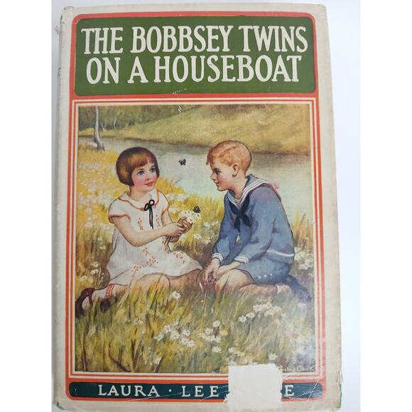 Vtg The Bobbsey Twins Books Hardcover Lot of 2 Laura Lee Hope Baby May Houseboat - Picture 2 of 10